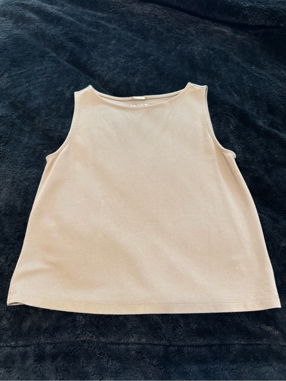 Tahari Girls' Sleeveless Tank Top - Taupe